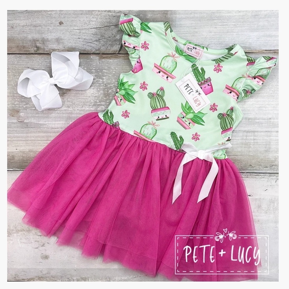 Sweet succulent dress